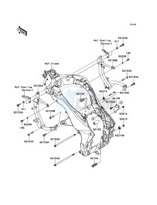 VERSYS_1000 KLZ1000ADF FR GB XX (EU ME A(FRICA) drawing Engine Mount