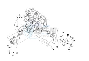 Runner VX 4T 125 drawing Camshaft