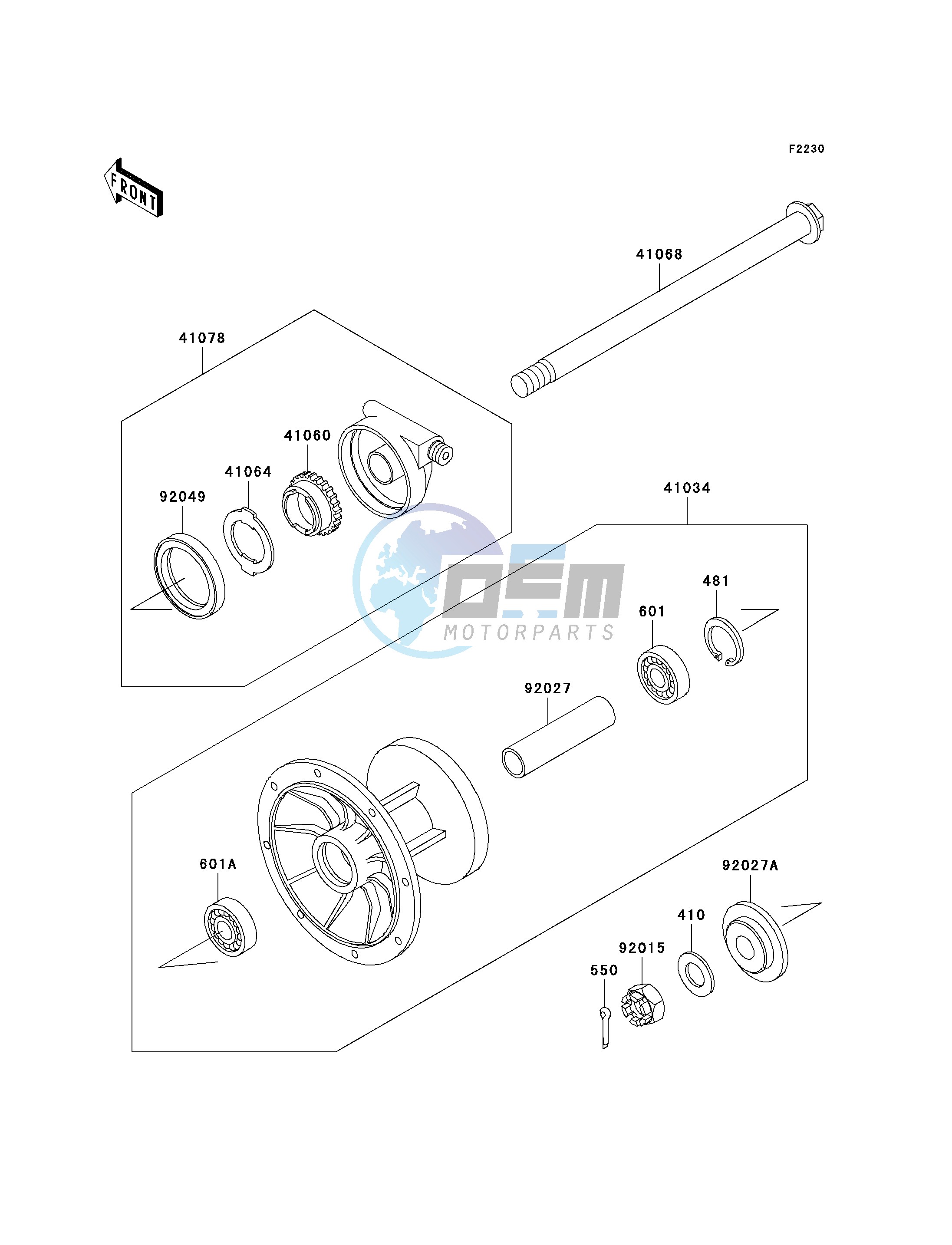 FRONT HUB