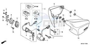 VT750C9 Ireland - (EK / MK) drawing SIDE COVER