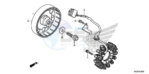 CB600FAD Hornet - CB600F ABS England - (3ED) drawing GENERATOR