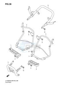 LT-R450 (E28-E33) drawing FOOTREST