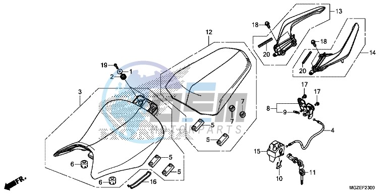 SEAT/REAR GRIP