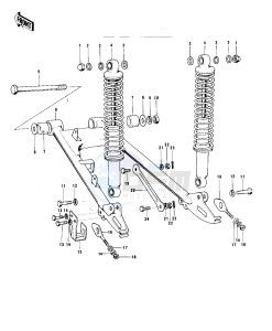 KD 80 A [KD80] (A1-A2) [KD80] drawing SWING ARM_SHOCK ABSORBERS