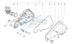 Typhoon 50 4T 4V E2 (NAFTA) USA drawing Air filter