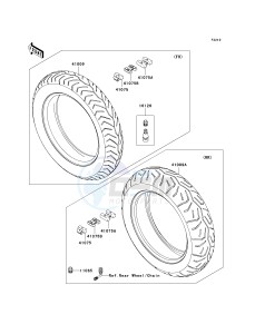 VN 1700 C [VULVAN 1700 NOMAD] (9FA) C9F drawing TIRES