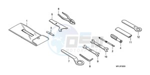 CBR1000RA9 U / ABS drawing TOOLS