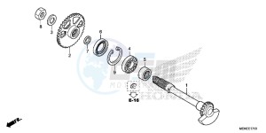 CRF450RE CRF450R Europe Direct - (ED) drawing BALANCER