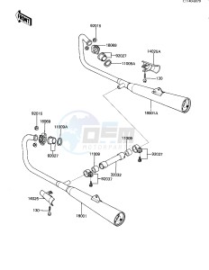 KZ 440 G (G1) drawing MUFFLERS