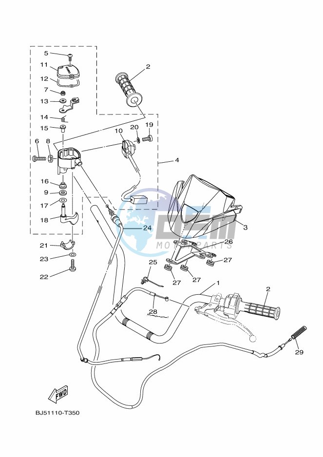 STEERING HANDLE & CABLE