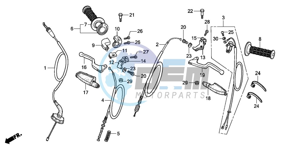 HANDLE LEVER/CABLE