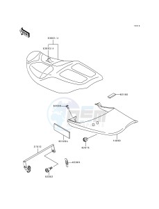 ZR 1100 A [ZR1100 ZEPHYR] (A1-A4) drawing SEAT