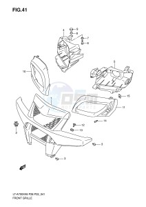 LT-A700X (P28-P33) drawing FRONT GRILLE