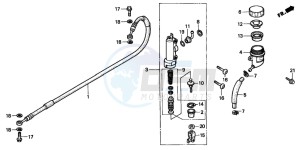 CR80RB drawing RR. BRAKE MASTER CYLINDER