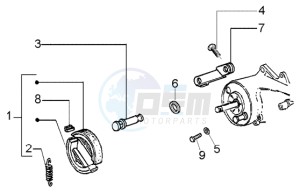 Liberty 50 4t RST ptt (E) Spain drawing Brake lever