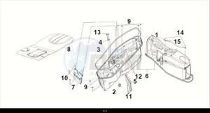 CRUISYM 125 (LV12W3-EU) (M2) drawing LUGGAGE BOX