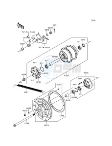 VULCAN 900 CLASSIC VN900BFF GB XX (EU ME A(FRICA) drawing Rear Hub