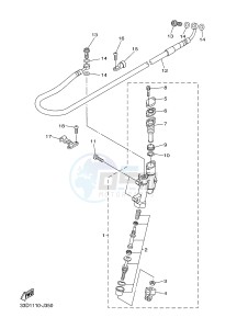 YZ250FX (B29C B29D B29E B29E B29F) drawing REAR MASTER CYLINDER