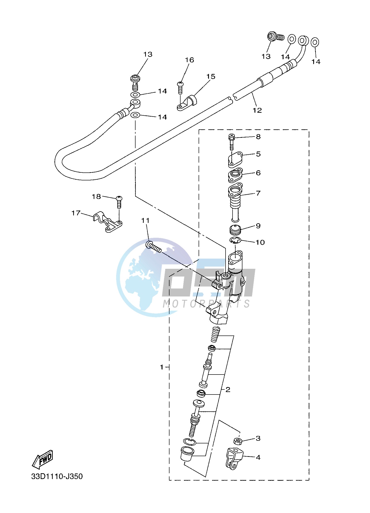 REAR MASTER CYLINDER