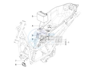 Beverly 350 4t 4v ie e3 ( USA - ca ) USA_CAL drawing Remote control switches - Battery - Horn