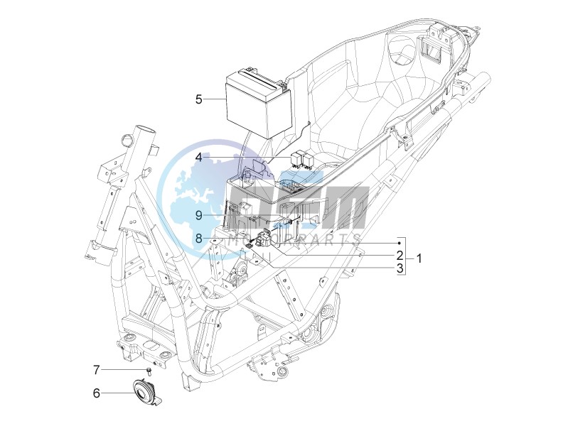 Remote control switches - Battery - Horn