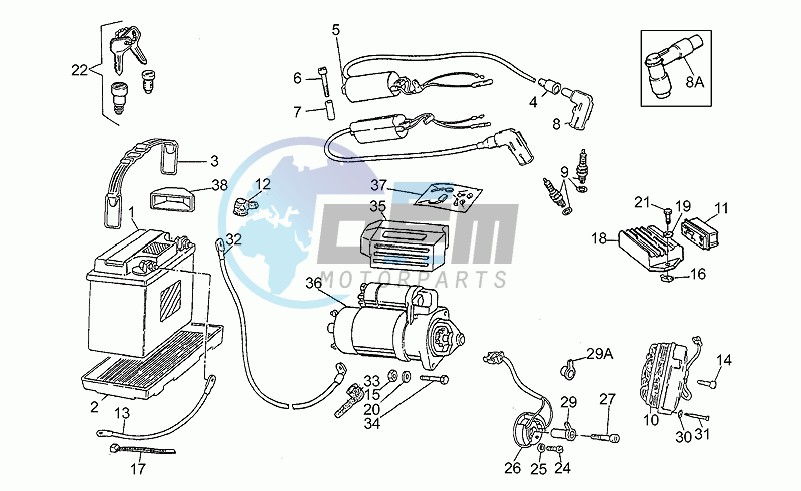 Saprisa battery - alternator