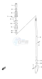 DF 25A drawing Shift Rod