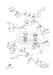 YXC700E YXC70VPHG VIKING VI EPS CAMO (B855) drawing MASTER CYLINDER