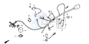 CRM50R drawing WIRE HARNESS/ IGNITION COIL