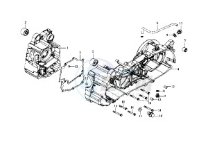 HD EU2 - 200 cc drawing CRANKCASE