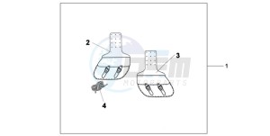 VT750CA9 Europe Direct - (ED / MK) drawing THROW OVER BAGS