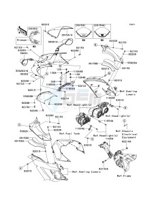 KRF 750 F [TERYX 750 4X4 NRA OUTDOORS] (F8F) C8F drawing COWLING