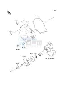 KVF 360 A [PRAIRIE 360 4X4] (A6F-A9F) A8F drawing RECOIL STARTER