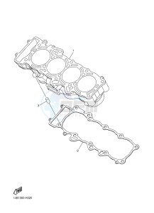 YZF-R1 YZF-R1M 998 R1 (2SG1 2SG2) drawing CYLINDER