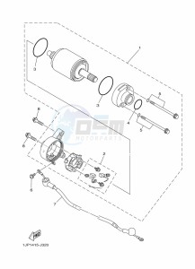 YBR125EGS (43BH) drawing STARTING MOTOR