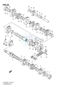 LT-Z400 (E19) drawing TRANSMISSION