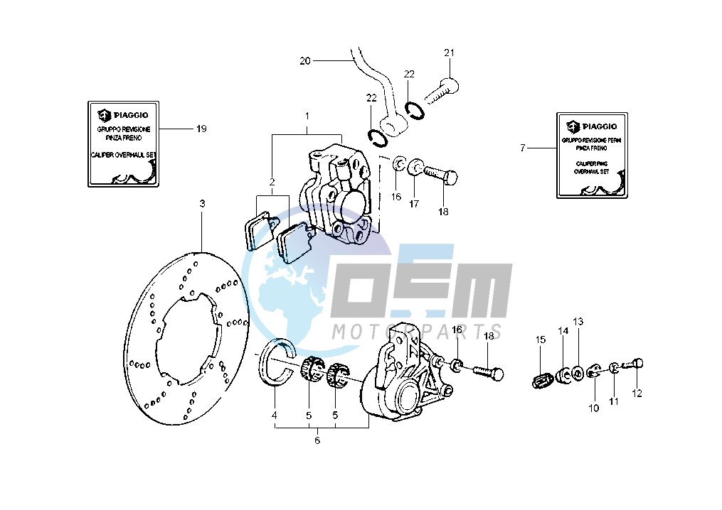 Front brake caliper