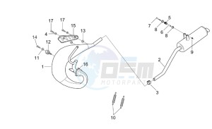 RX 50 racing 2003 drawing Exhaust pipe