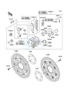 VERSYS KLE650A8F GB XX (EU ME A(FRICA) drawing Front Brake