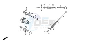 NPS50 drawing CAMSHAFT/VALVE (NPS503/8)