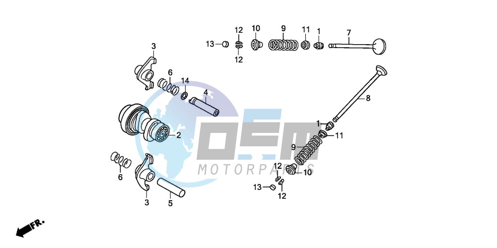 CAMSHAFT/VALVE (NPS503/8)