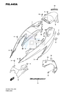 UH125 ABS BURGMAN EU drawing FRAME COVER