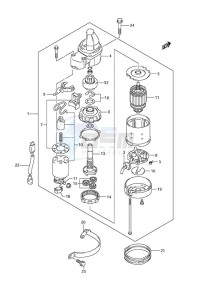 DF 300A drawing Starting Motor