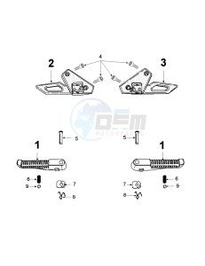 FIGHT 3 AN 4T drawing FOOT SUPPORT