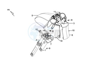 E-VIRID 25KMH drawing FRONT FENDER / FRONT FORK/ CENTRAL STAND