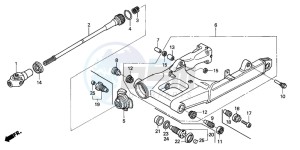 ST1300A drawing SWINGARM