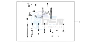 XL1000VA9 UK - (E / ABS MKH) drawing MAIN STAND