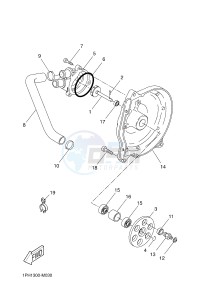 NS50 AEROX (1PH3 1PH3 1PH3 1PH3) drawing WATER PUMP