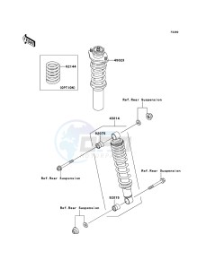 MULE 3010 TRANS 4x4 DIESEL KAF950E8F EU drawing Shock Absorber(s)