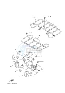 YFM450FWA YFM45GDXG GRIZZLY 450 IRS (1CUT) drawing GUARD